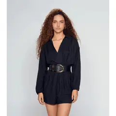 DEREK - Enterizo Short Para Mujer Manga Larga