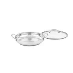 CUISINART - Sartén Contour 12 con tapa de vidrio Everyday Pan