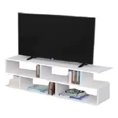 GENERICO - Mueble De Tv Centro De Entretenimiento Mesa De Televisión Blanco