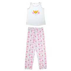 LILI PINK - Conjunto pijama de 2 piezas en algodón juvenil