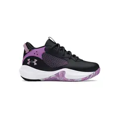 UNDER ARMOUR - Tenis Basketball Niño UA PS LOCKDOWN 6 Negro