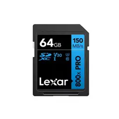 LEXAR - Tarjeta De Memoria SDXC 800x / BLUE series 64 gb