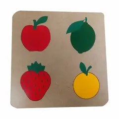 MAFEGO - Encajable Rompecabezas Figuras Frutas