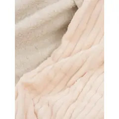 GENERICO - Cobija Térmica Ovejera Ondulada Beige