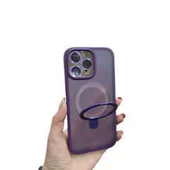 GENERICO - Estuche Con Soporte y Aros Cámara Para 15 Pro max