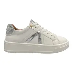 CALZADO BONT - Tenis Dama Marfil Plata Bont Flower