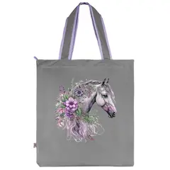 FUERA DEL MOLDE - Bolso De Tela Con Diseño De Caballo De Ensueño Algodón