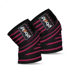 PBOLD - Rodilleras Para Gym Hacer Ejercicio Compresión Deportiva Ejercicio Knee Wraps Rosa