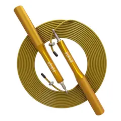 PBOLD - Cuerda Saltar Crossfit Fitness Guaya Aluminio Dorado