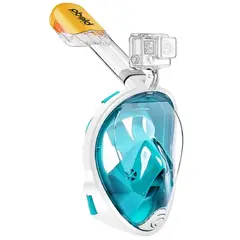 PBOLD - Careta Snorkel Full Face Buceo Natación Verde LXL