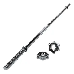 PBOLD - Barra Recta 150 cm Levantamiento Pesas 1 Pulgada