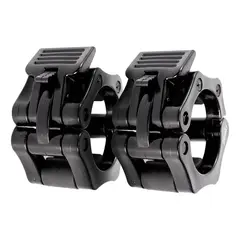 PBOLD - Seguros de Barra para Mancuernas Fitness Par Negro