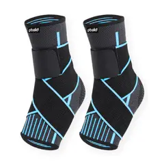 PBOLD - Tobillera Ajustable Compresión Deporte Baloncesto Fútbol X2