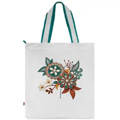 FUERA DEL MOLDE - Bolso De Tela Con Diseño De Caballo Jardín De Jade Y Tierra