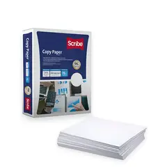 SCRIBE - Resma Tamaño Carta Bond 75gr X 500 Hojas.