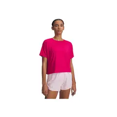 UNDER ARMOUR - Camiseta Mujer Motion Ss Púrpura