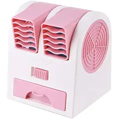 GENERICO - Ventilador aire acondicionado humificador portátil rosa