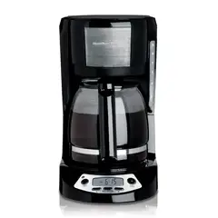 HAMILTON BEACH - Cafetera Programable Con Reloj 12 Tazas 49615