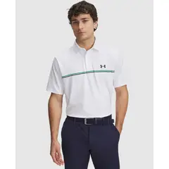 UNDER ARMOUR - Camisa Hombre PLAYOFF 3 STRPE POLO Blanco