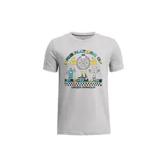 UNDER ARMOUR - Camiseta Niño PLATE ILLUSTRATION S Gris UNDER ARMOUR.