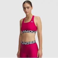 UNDER ARMOUR - Sujetador Mujer UA HG MID BRANDED Púrpura