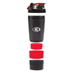 K6 - Shaker Vaso Mezclador Pro Sport 450 ml 4 en 1
