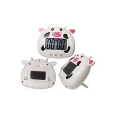 MAZUGI - Temporizador Digital Con Imán Diseño Vaca Minutos Segundos