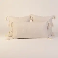 NOSSARENA - Set x 3 cojines Roberta 75x40cm y 50x50cm