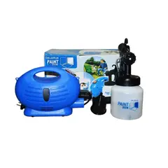 GENERICO - Pistola Eléctrica Genérica Paint Zoom Spray Profesional Azul Compresor