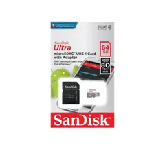 SANDISK - Memoria Micro SD Ultra Class 10 64GB