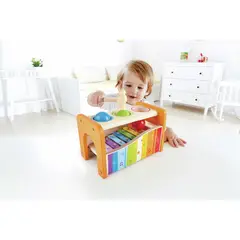HAPE TOYS - XYLÓFONO PARA NIÑOS Y JUEGO PARA ENCAJAR