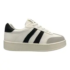 CALZADO BONT - Tenis Dama Marfil Negro Bont Breeze