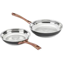 CUISINART - Set de sartenes 2 piezas incluye 8 y 10 modelos