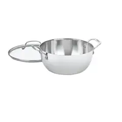 CUISINART - Sartén Multiusos 55 Qt Acero Inoxidable 755-26GD