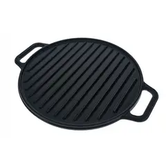 VICTORIA - Plancha Para Asar Redonda de Hierro Fundido 32 Cm