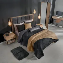 VIANNEY - Juego De Edredón Shadow Talla Queen/Doble XL Durable -