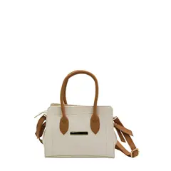 MERCEDES CAMPUZANO - Cartera Fiorella de Mujer Marfil