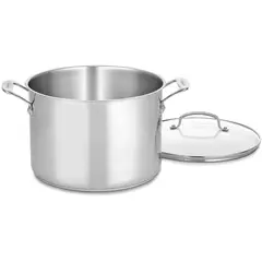 CUISINART - Olla de 10 Cuartos Chefs Classic con Tapa de Vidrio