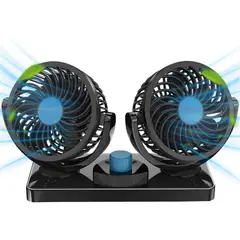 SKY - Ventilador Doble Electrico Carro Refrigeracion Silencioso
