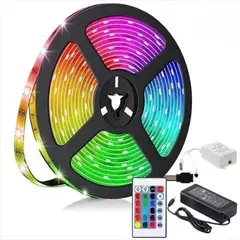 SKY - Cinta Led Multicolor Flexible Entrada Usb Rgb 5 Metros