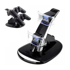 GOVO - Cargador Base Doble Led Para Controles Ps3 Dualshock.