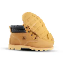 GENERICO - BOTA CUERO NOBUCK ORO