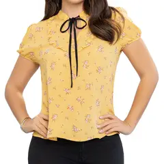 CROYDON - Blusa Alina Amarillo para Mujer