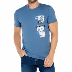 CROYDON - Camiseta Jaime Azul Claro para Hombre