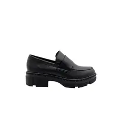 MERCEDES CAMPUZANO - Mocasin Saville de Mujer Negro