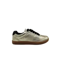 MERCEDES CAMPUZANO - Tenis Luxe de Mujer Dorado