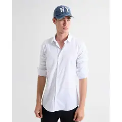 SEVEN SEVEN - Camisa Estampado De Lunares Para Hombre Blanco