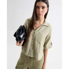 SEVEN SEVEN - Blusa Para Mujer Manga Corta Color Beige Marca #28124011