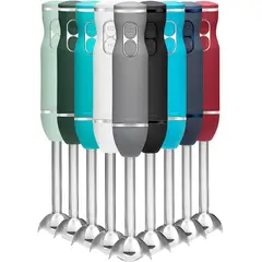 CHEFMAN - Batidora de Mano Acero Inoxidable 2 Velocidades