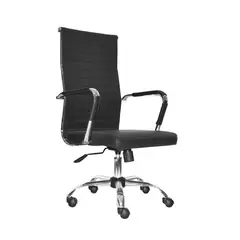 BONNO - Silla Escritorio Odra Espaldar Alto Negro